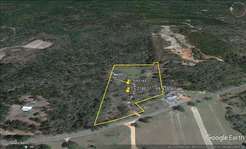 Aerial #3 Approx. 6.5 Acres Washington County, AL