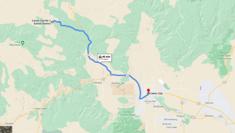 Fremont 36 rogers directions to canon city