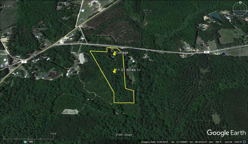 Aerial 5 11.23 acres covington county, al