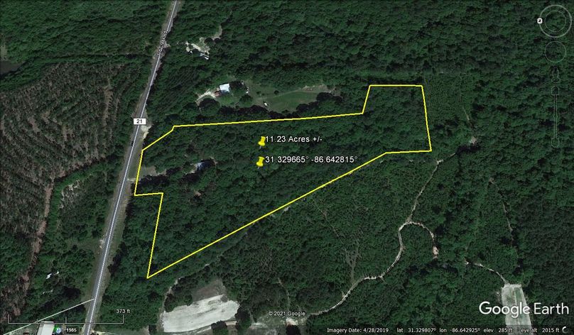 Aerial 2 11.23 acres covington county, al