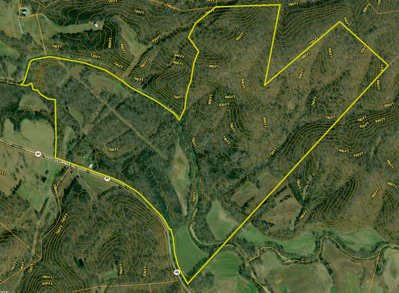 Metcalfe 295.03 contour lines