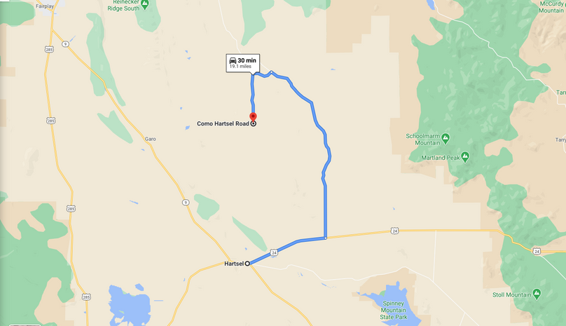 Park 40 huddelston directions to hartsel