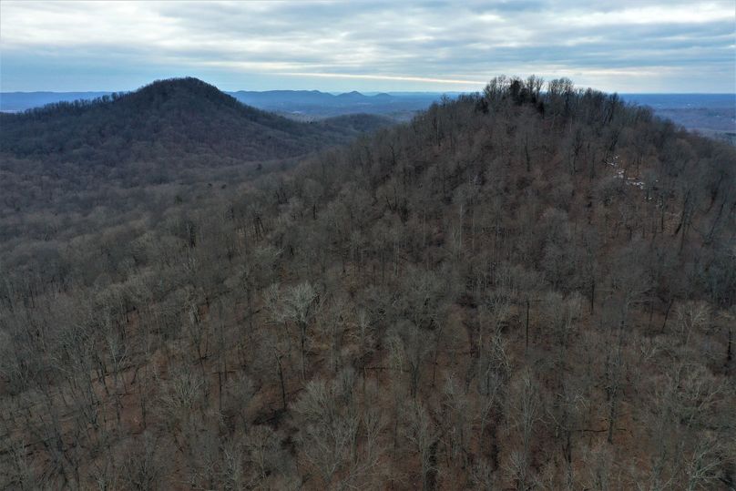 016 aerial drone shot of the north facing slope of grape knob
