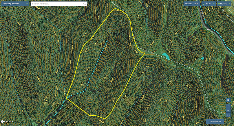 027 breathitt 61.31 mapright aerial zoomed in with contour lines and water features