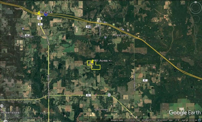 Aerial 7 approx. 161 acres baldwin county, al