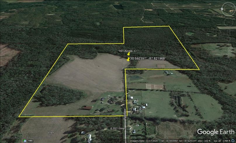 Aerial 3 approx. 161 acres baldwin county, al