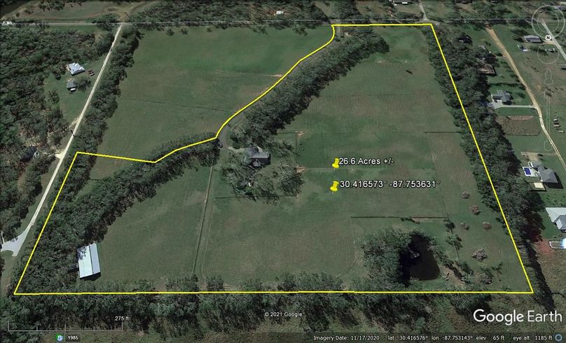 Aerial 4 approx. 26.6 acres baldwin county, al