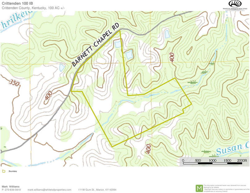 Crittenden co. ky 100 topo
