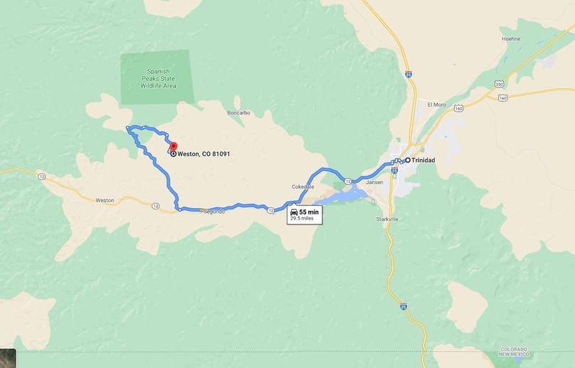 Las animas 120 daves directions to trinidad copy