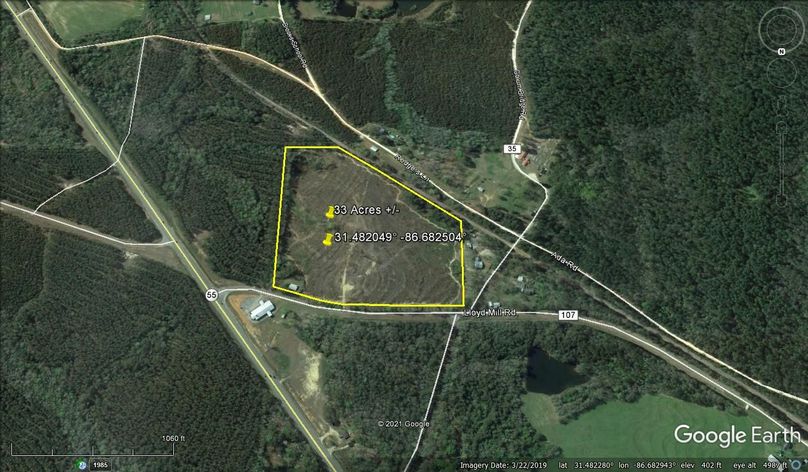 Aerial 4 approx. 33 acres covington county, al