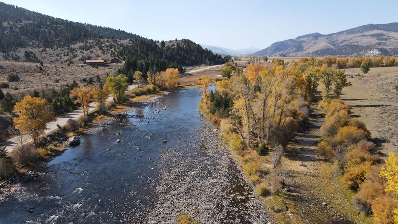 Big Hole river just below Jerry Cr bridge