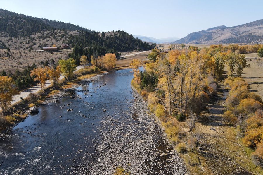 Big Hole river just below Jerry Cr bridge