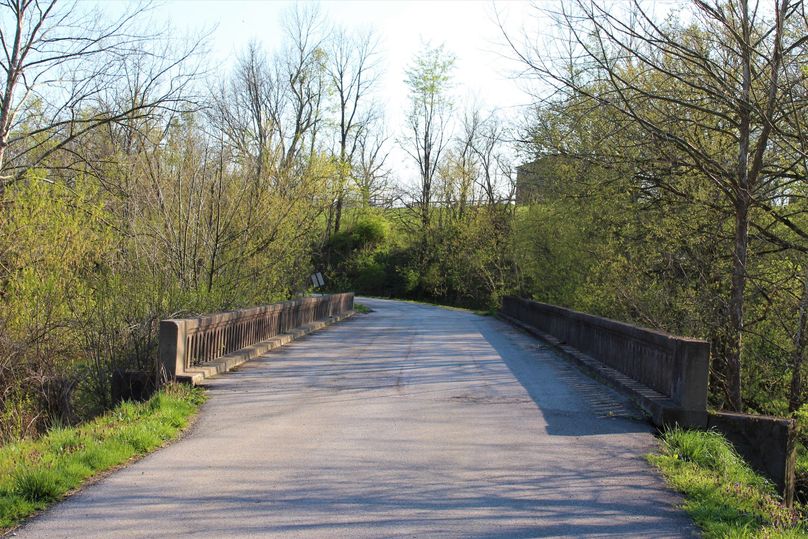 018 the bridge on convict road leading across hinkston creek at the northeast corner of the property
