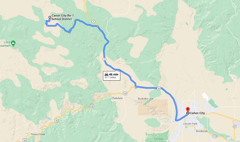 Fremont 35 heyden directions to canon city