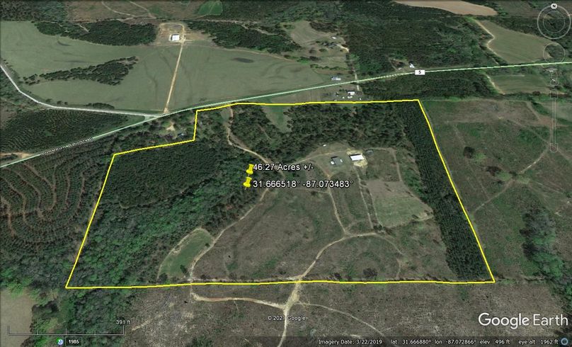 Aerial 2 approx. 46.27 acres conecuh county, al