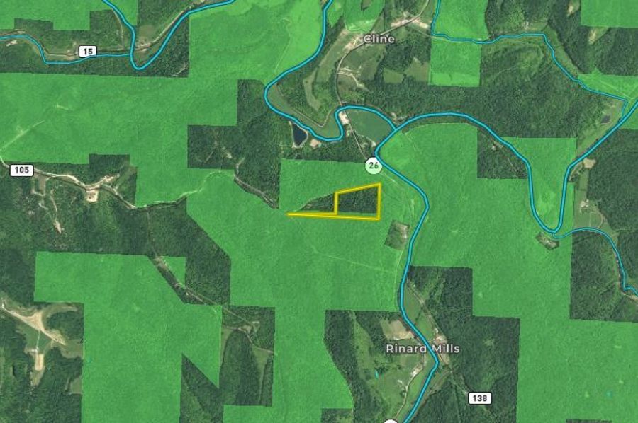 Monroe co oh 26 traver - zoomed out aerial