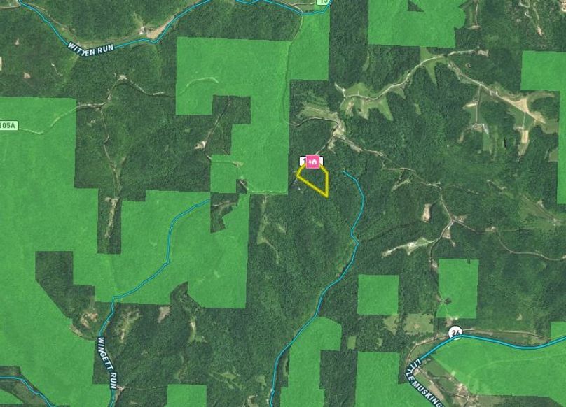 Monroe co oh 19 brown - zoomed out aerial