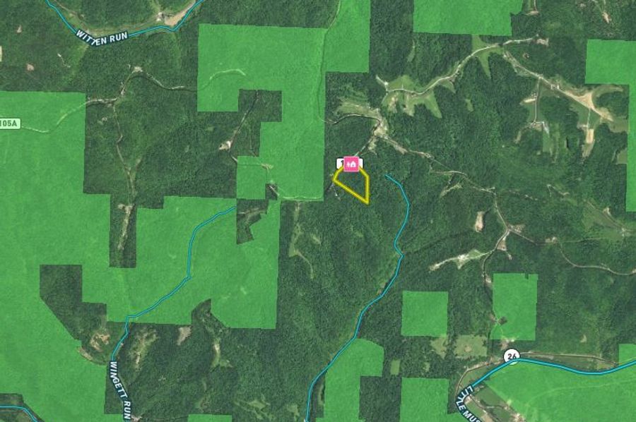 Monroe co oh 19 brown - zoomed out aerial