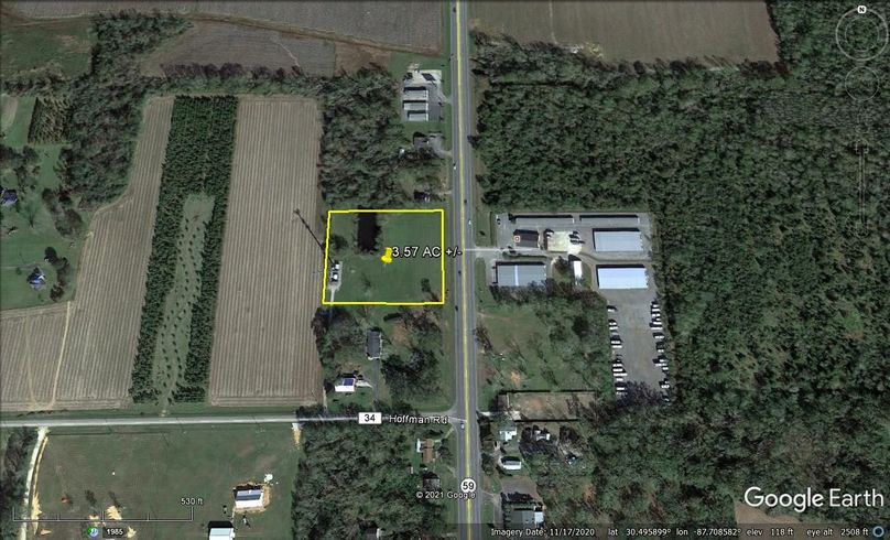 Aerial 3 approx. 3.57 acres baldwin county, al