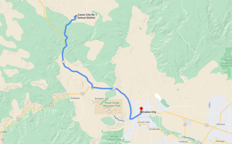 Fremont 35 lovelace directions to canon city