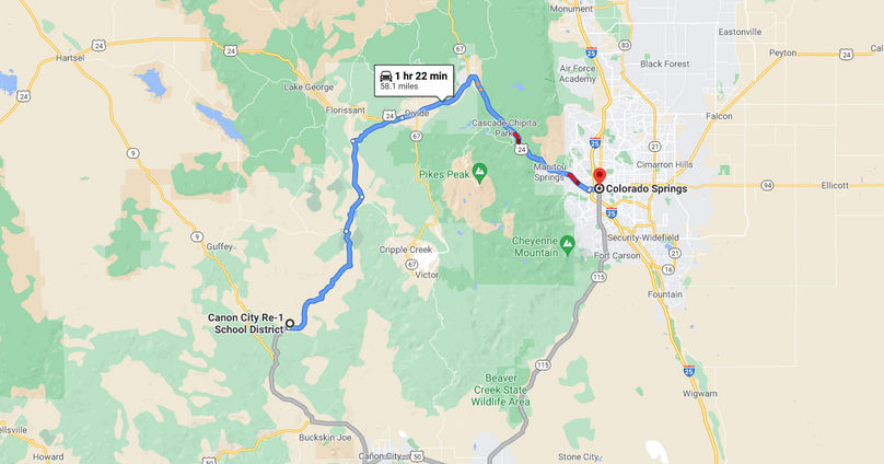 Fremont 35 lovelace directions to springs