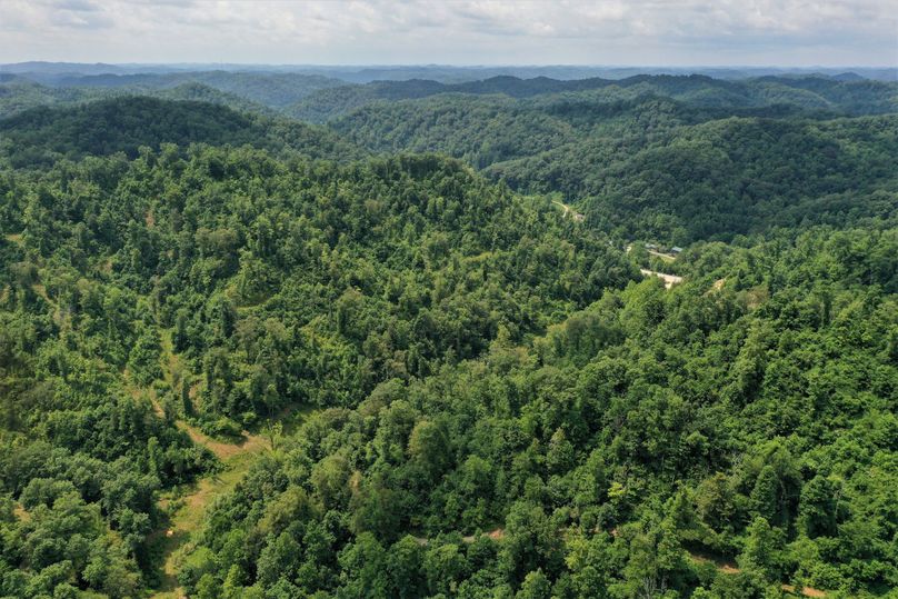 013 aerial drone shot from the middle of puckett branch looking west