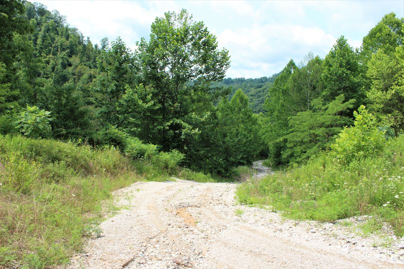 016 the gravel road leading in at the west boundary