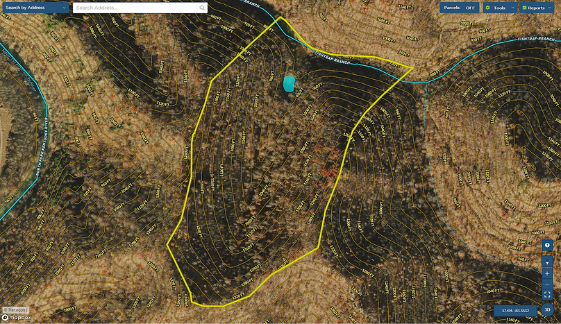 019 breathitt 63 mapright aerial zoomed in with water features and contour lines