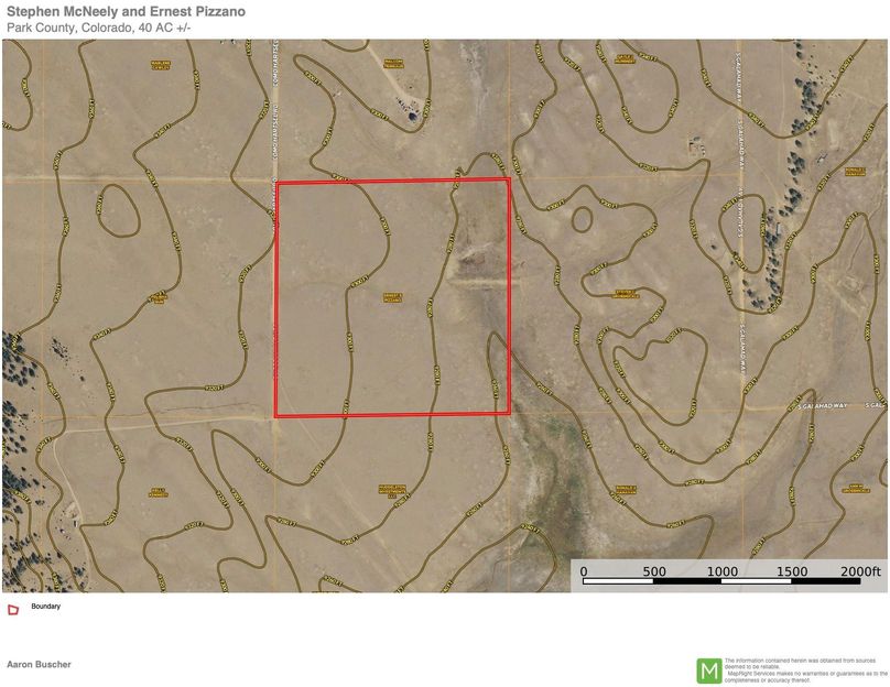 Stephen mcneely and ernest pizzano 40 acre park co aerial contour copy