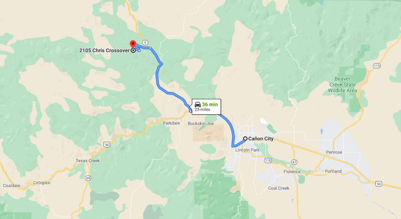 Fremont 35 zimmerman directions to canon city