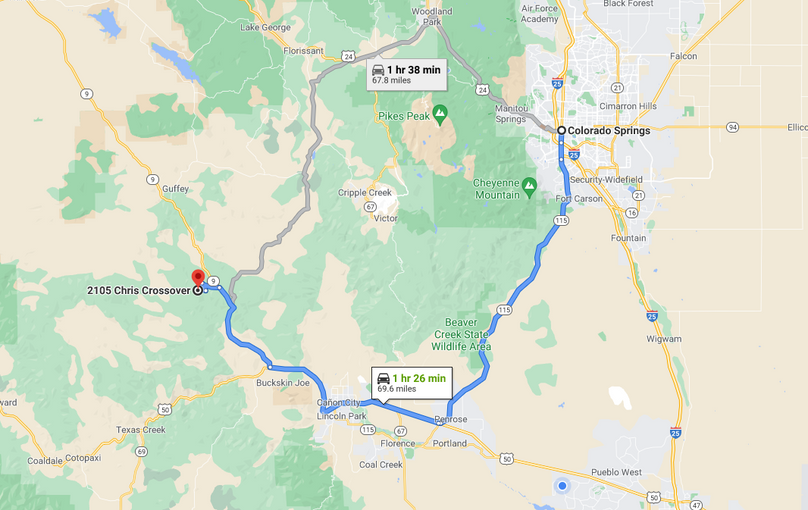 Fremont 35 zimmerman directions to springs