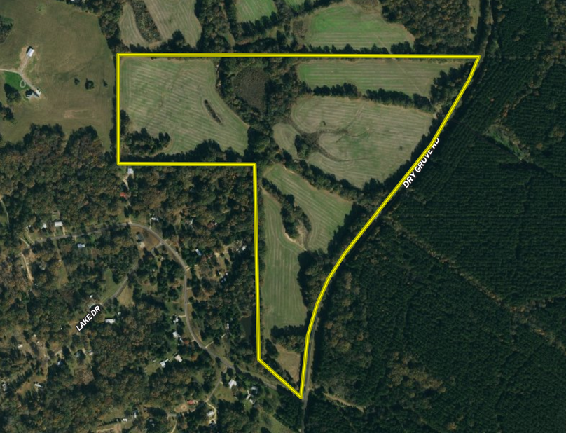 Hinds, 105 acres, standard aerial