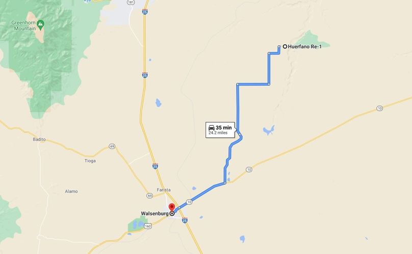 Huerfano 100 freewalt directions to walsenburg copy