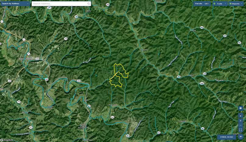 053 Morgan 300 Mapright aerial zoomed out with water features