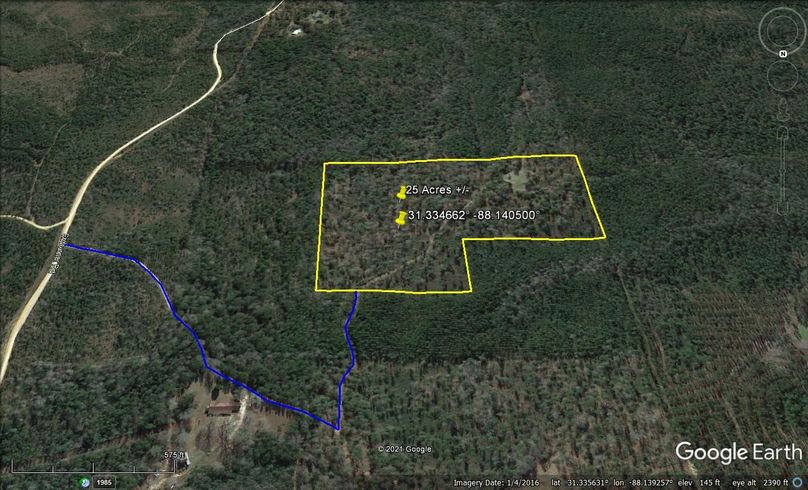 Aerial 4 approx. 25 acres washington county, al