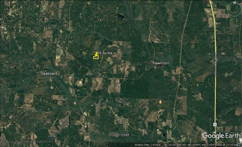 Aerial 6 approx. 25 acres washington county, al