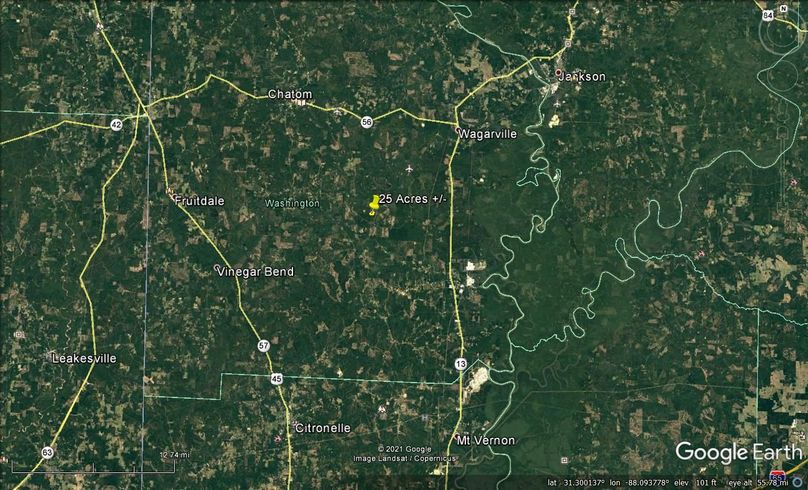 Aerial 7 approx. 25 acres washington county, al