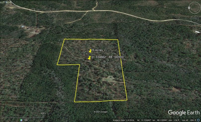 Aerial 3 approx. 25 acres washington county, al