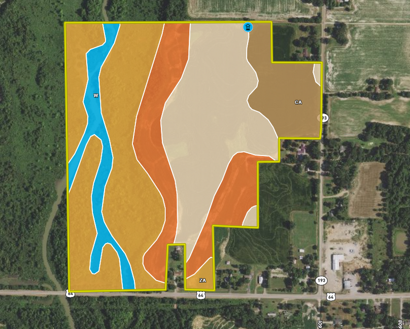 Cross 125 soils map