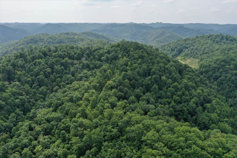 006 aerial drone shot from the north boundary looking west