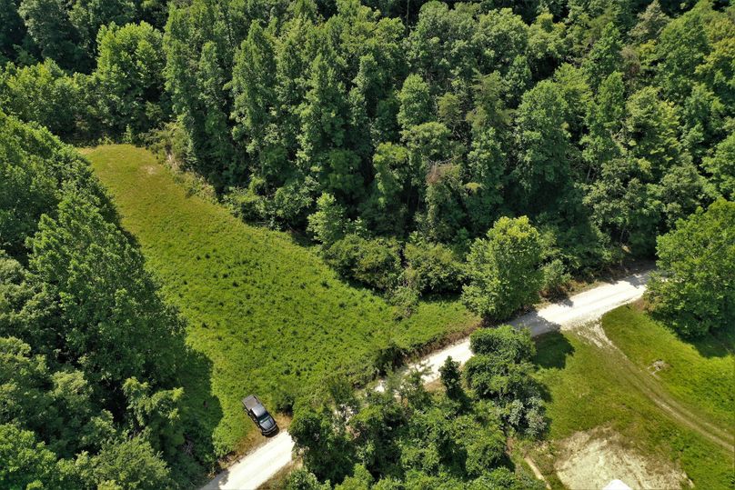 005 awesome drone shot looking down on the cabin house site
