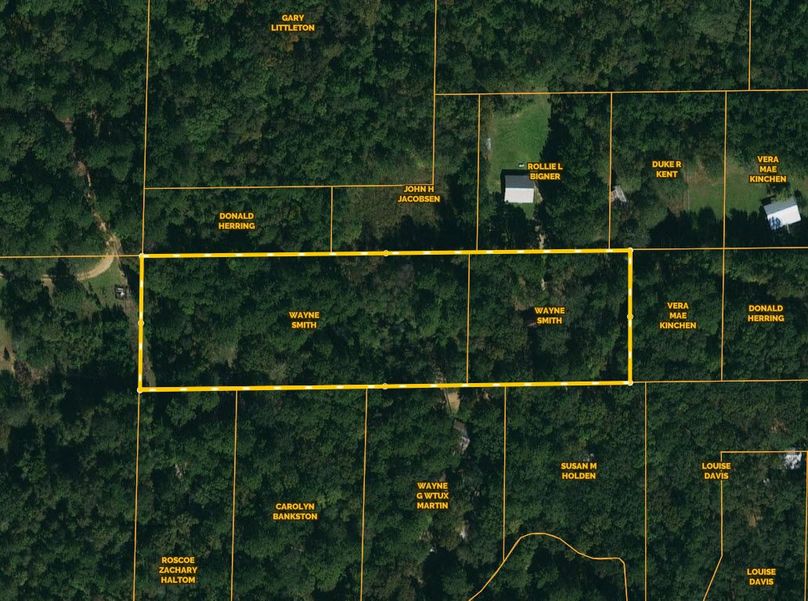Ownership map on 3 ac. franklin co. ( bunkley rd.)