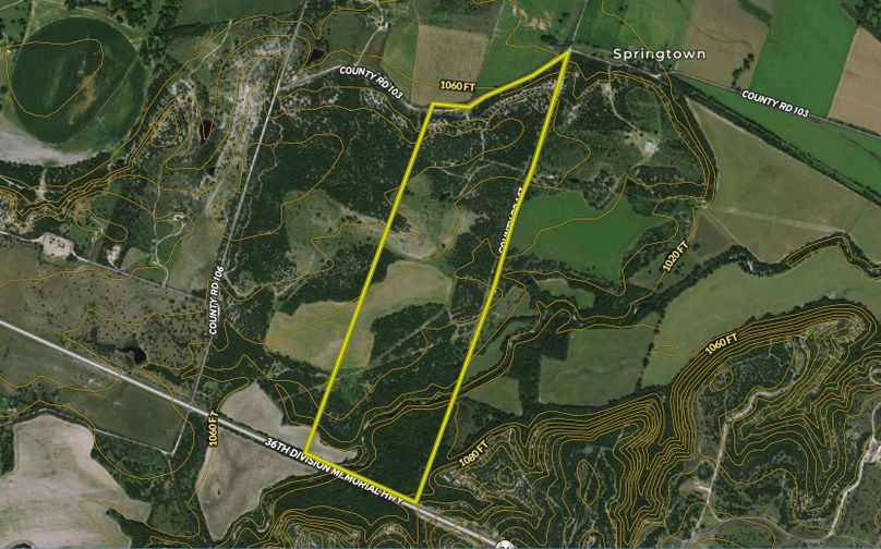 Hamilton 267.94 aerial topo