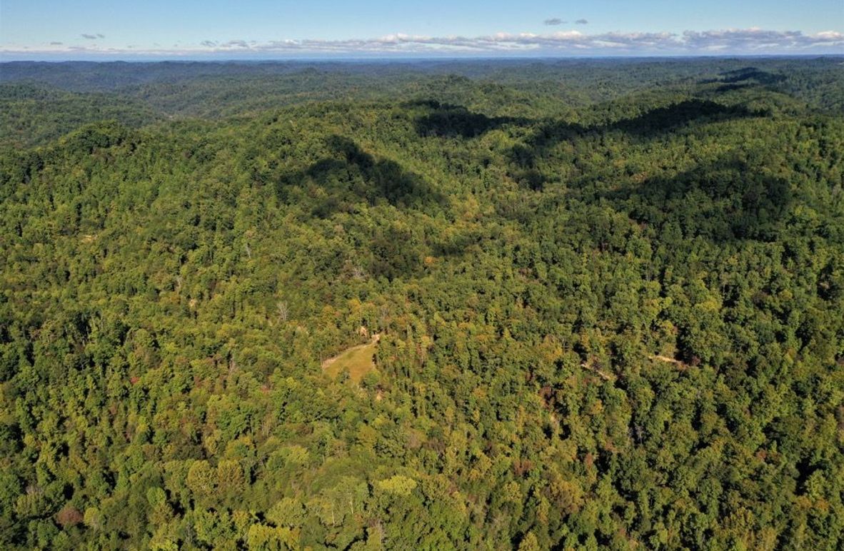 004 aerial drone shot from the southeast corner of the property