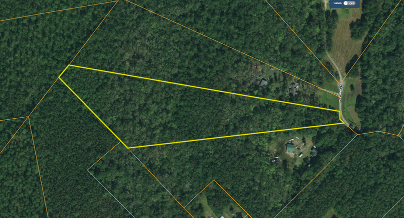 Aerial with property