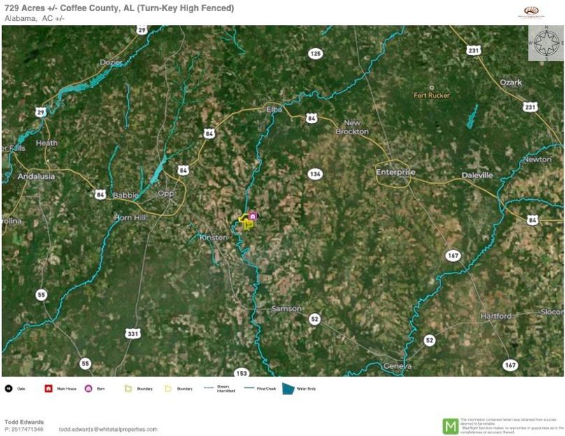 Aerial 4 approx. 729 acres coffee county, al