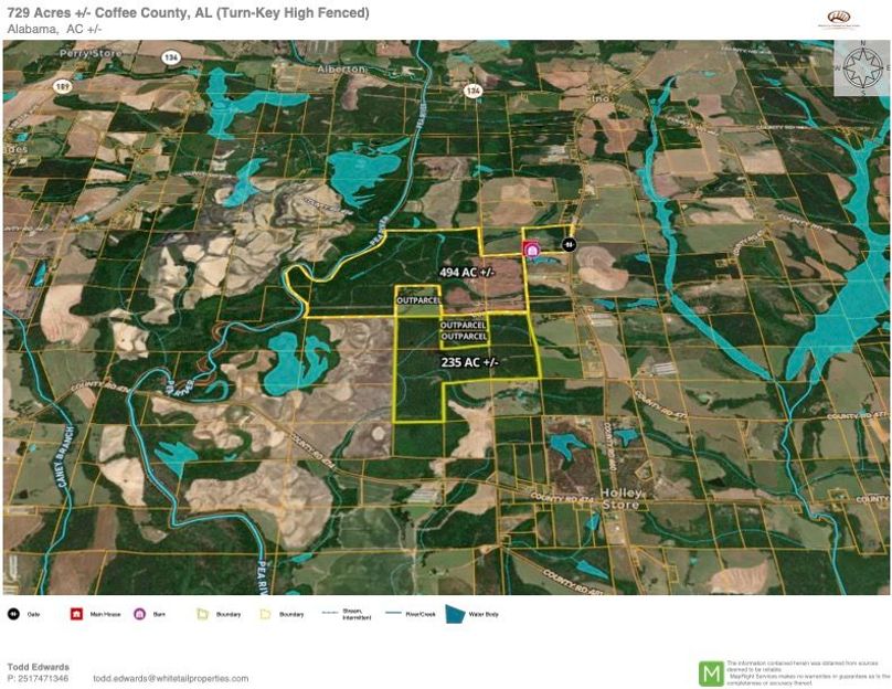 Aerial 3 approx. 729 acres coffee county, al