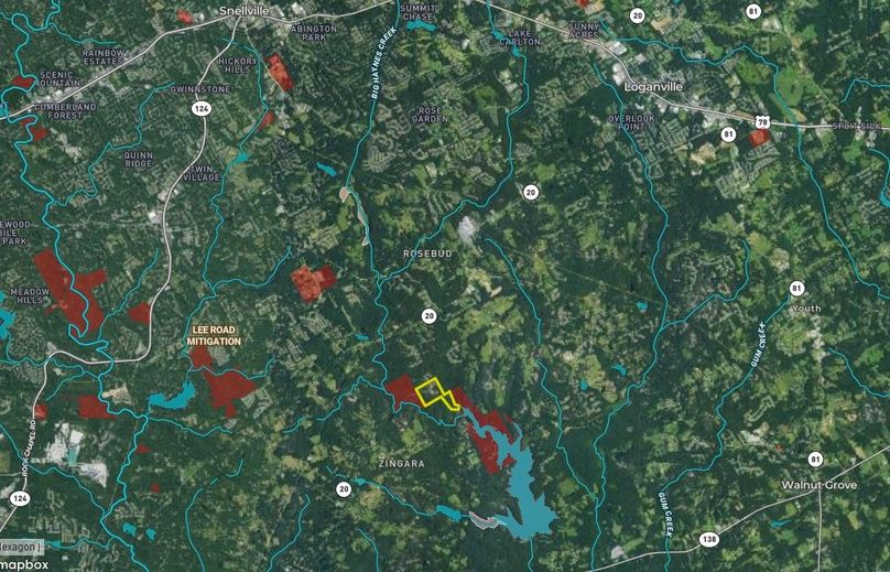 Rockdale county 103.09 acres map1
