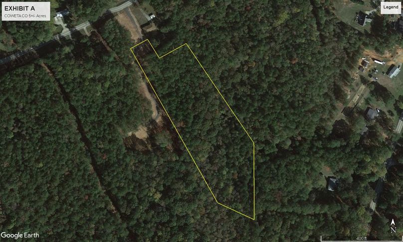 Coweta 5 exhibit a parcel map