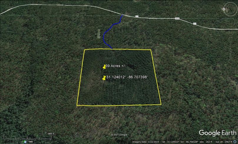 Aerial 3 approx. 39 acres escambia county, al